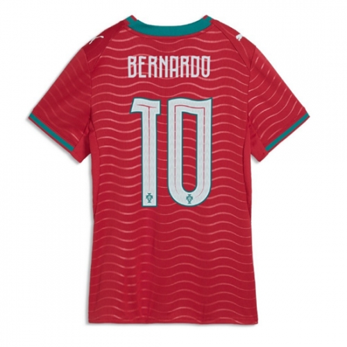 Billige Fotballdrakt Portugal Bernardo Silva #10 Replika Hjemmedrakt Dame VM 2026 Kortermet Billige Fotballdrakt Portugal Bernardo Silva #10 Replika Hjemmedrakt Dame VM 2026 Kortermet
